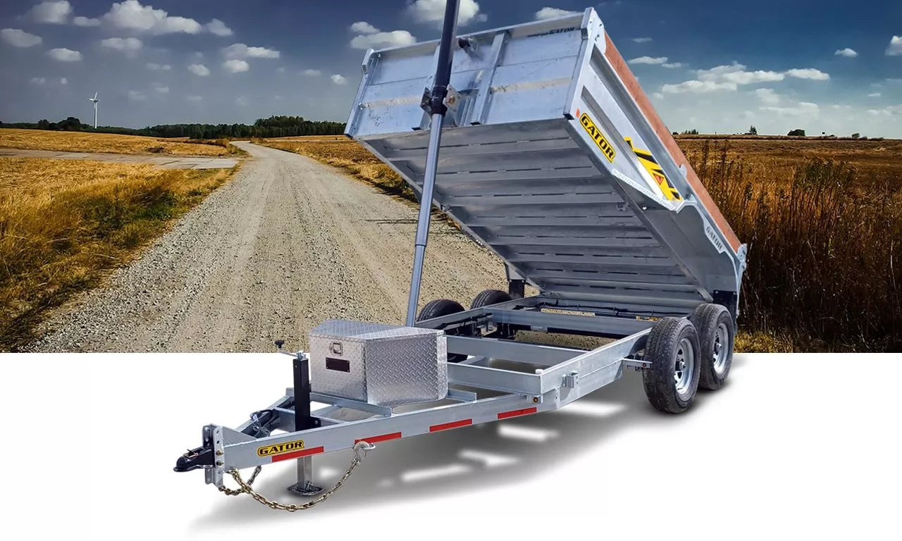 Galvanized Dump Trailer