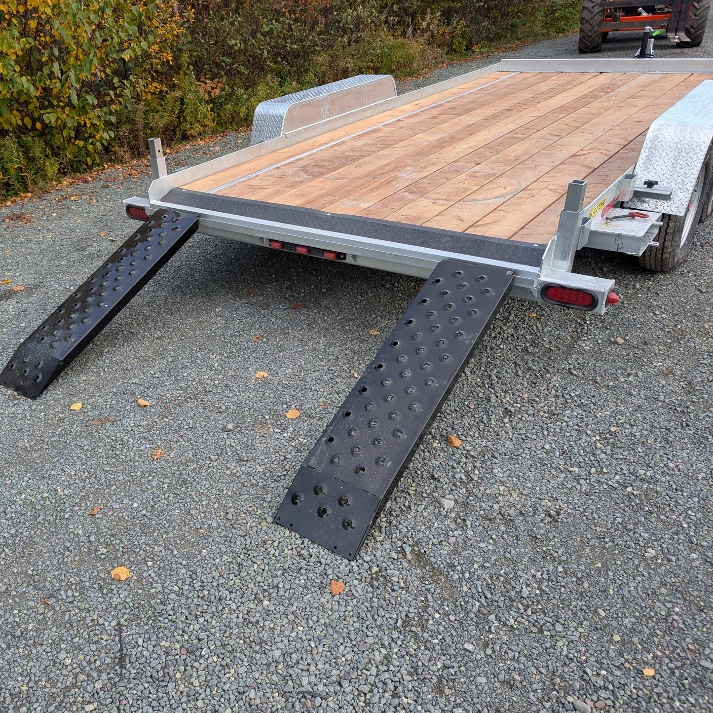 Galvanized Car Hauler Trailer