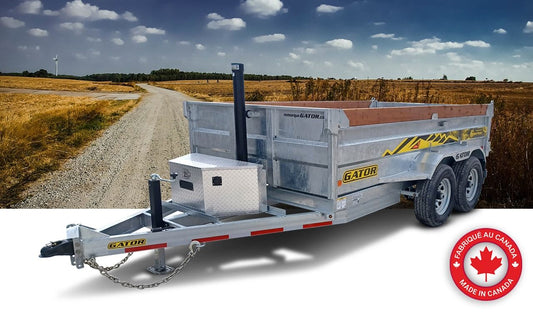 Galvanized Dump Trailer