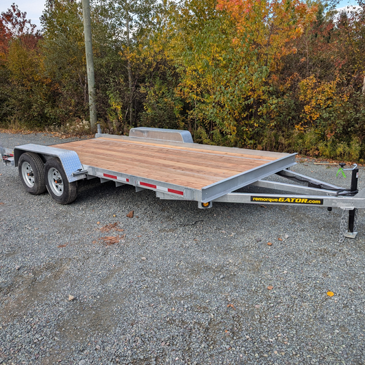 Galvanized Car Hauler Trailer