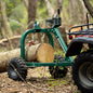 Loglander 20 Log Arch splitting log in a forest setting