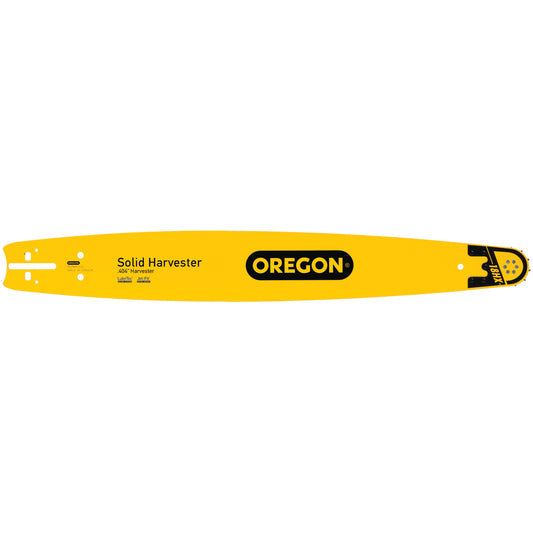 Yellow Oregon 404 harvester bar on a white background