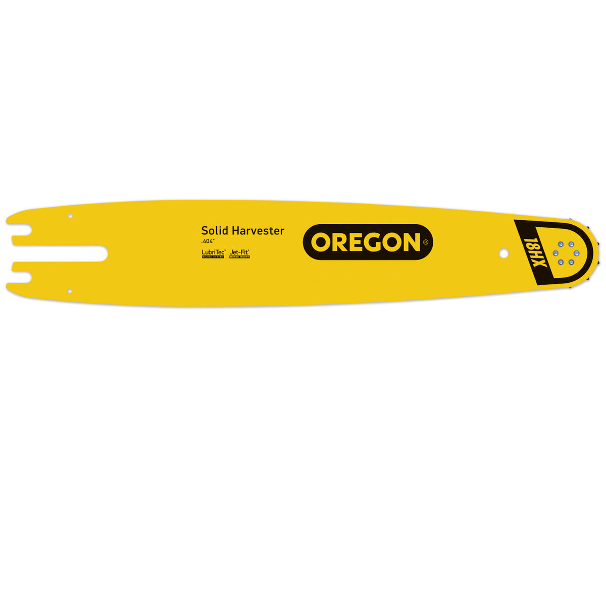 Yellow Oregon Jet Fit Harvester Bar on a white background