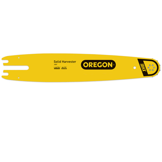 Yellow Oregon Jet Fit Harvester Bar on a white background